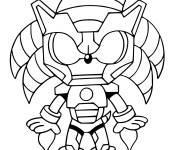 Coloriage Sonic Ironman