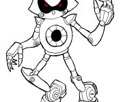 Coloriage Sonic L'ennemis