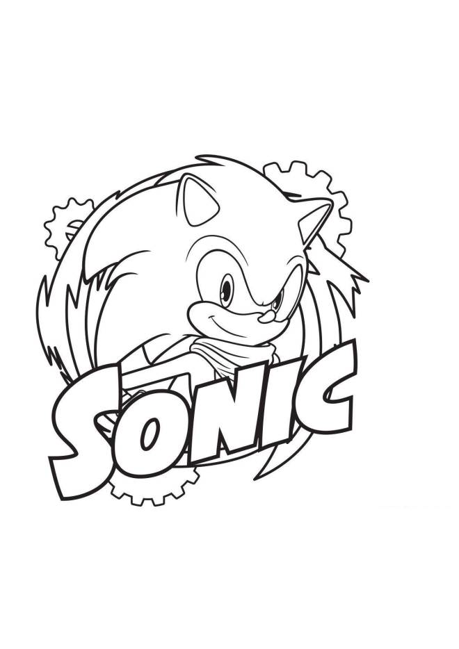 Coloriage et dessins gratuits Sonic le nouveau film à imprimer