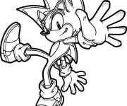 Coloriage Sonic pour enfant