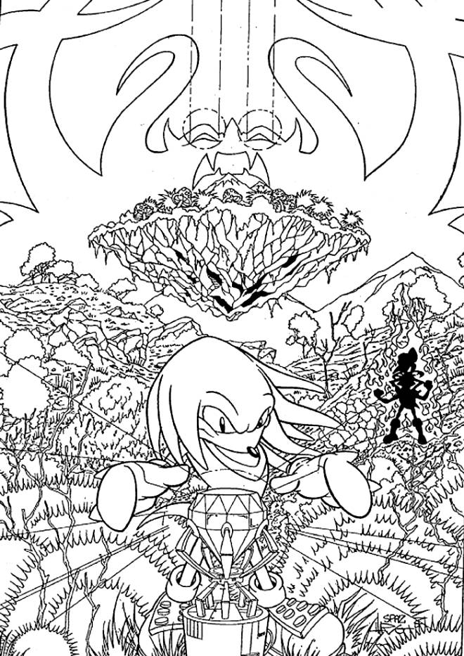 Coloriage et dessins gratuits Sonic the Hedgehog 3 à imprimer