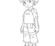 Coloriage Sonic Topaz