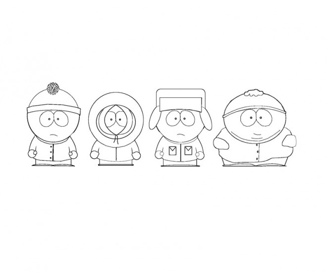 Coloriage et dessins gratuits Enfants de South Park à imprimer