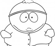 Coloriage Eric de South Park déçu