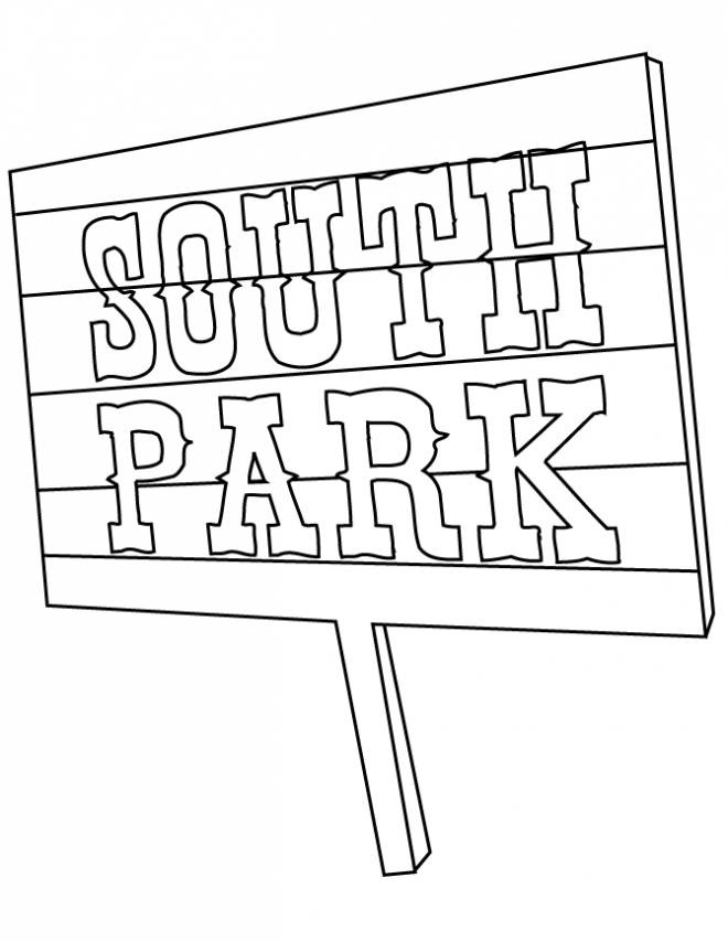 Coloriage South Park A Imprimer