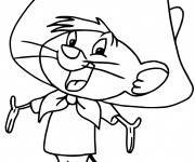 Coloriage et dessins gratuit Speedy Gonzales à imprimer