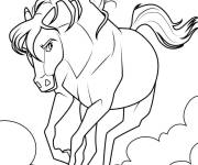 Coloriage Cheval Spirit Stallion