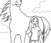 Coloriage Pru et Chica Linda page &agrave; colorier