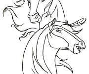 Coloriage Spirit en couleurs