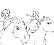 Coloriage Spirit film de Netflix &agrave; colorier