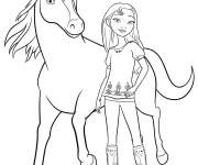 Coloriage Spirit Lucky riding de Netflix
