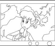 Coloriage Seccotine dessin anim&eacute; Spirou