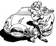 Coloriage Spirou 25