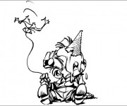 Coloriage Spirou 28