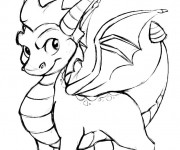 Coloriage Spyro 1