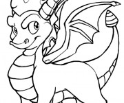 Coloriage et dessins gratuit Spyro 13 à imprimer