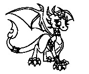 Coloriage Spyro 14