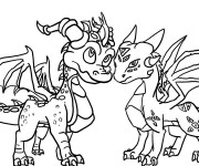 Coloriage et dessins gratuit Spyro 16 à imprimer