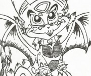 Coloriage Spyro 17