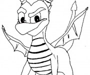 Coloriage et dessins gratuit Spyro 2 à imprimer