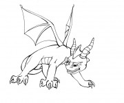 Coloriage et dessins gratuit Spyro 9 à imprimer