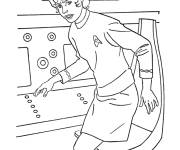 Coloriage Assistante de l'&eacute;quipage de l'Entreprise pour fille 