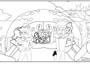 Coloriage Beckett Mariner avec Bradward Boimler de Star Trek Lower Decks