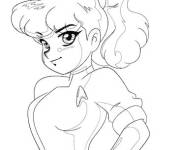Coloriage et dessins gratuit Beckett Mariner de Star Trek Lower Decks à imprimer