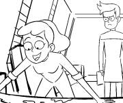 Coloriage et dessins gratuit Brad de bande animée Star Trek Lower Decks à imprimer