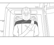 Coloriage Kayshon Star Trek Lower Decks