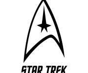 Coloriage Logo Star Trek