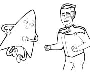 Coloriage et dessins gratuit Sam Rutherford Star Trek Lower Decks à imprimer