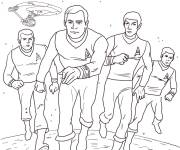 Coloriage Star Trek dessin anim&eacute;