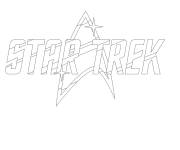 Coloriage Star Trek logo