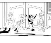 Coloriage Star Trek Lower Decks &agrave; imprimer