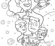 Coloriage Star Trek Lower Decks dessin anim&eacute;