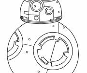 Coloriage BB8 facile