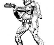 Coloriage Boba Fett du film Star Wars