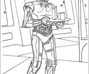Coloriage C-3PO au service