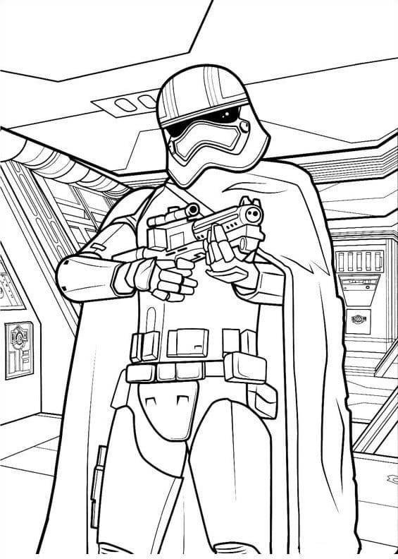 Coloriage et dessins gratuits Capitaine Phasma de Star Wars à imprimer