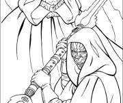 Coloriage Dark Sidious de Star Wars