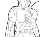 Coloriage Le Mandalorian