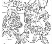 Coloriage Les dro&iuml;des en attaque