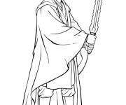 Coloriage Mace Windu Star Wars