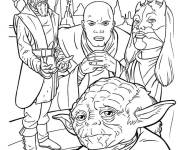 Coloriage Personnages de Star Wars