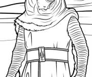 Coloriage Portrait de Kylo Ren