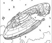 Coloriage Station spatiale de Star Wars