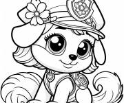 Coloriage B&eacute;b&eacute; Stella mignonne