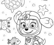 Coloriage et dessins gratuit Stella dans le fond marin à imprimer