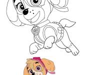 Coloriage et dessins gratuit Stella de dessin anim&eacute; avec mod&egrave;le à imprimer